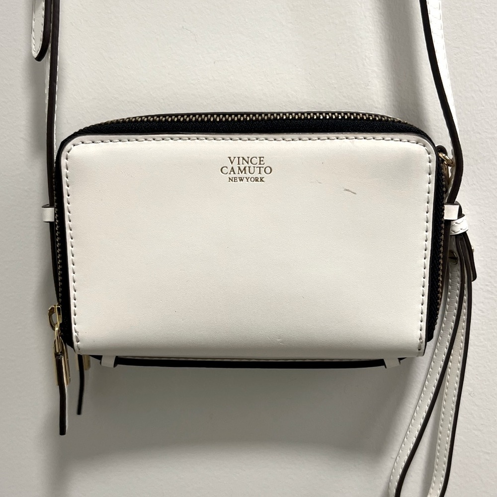Vince Camuto Crossbody Bag | White Leather OS